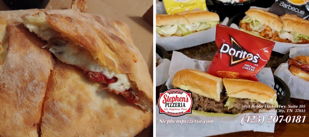 Stephen's Pizzeria Menu