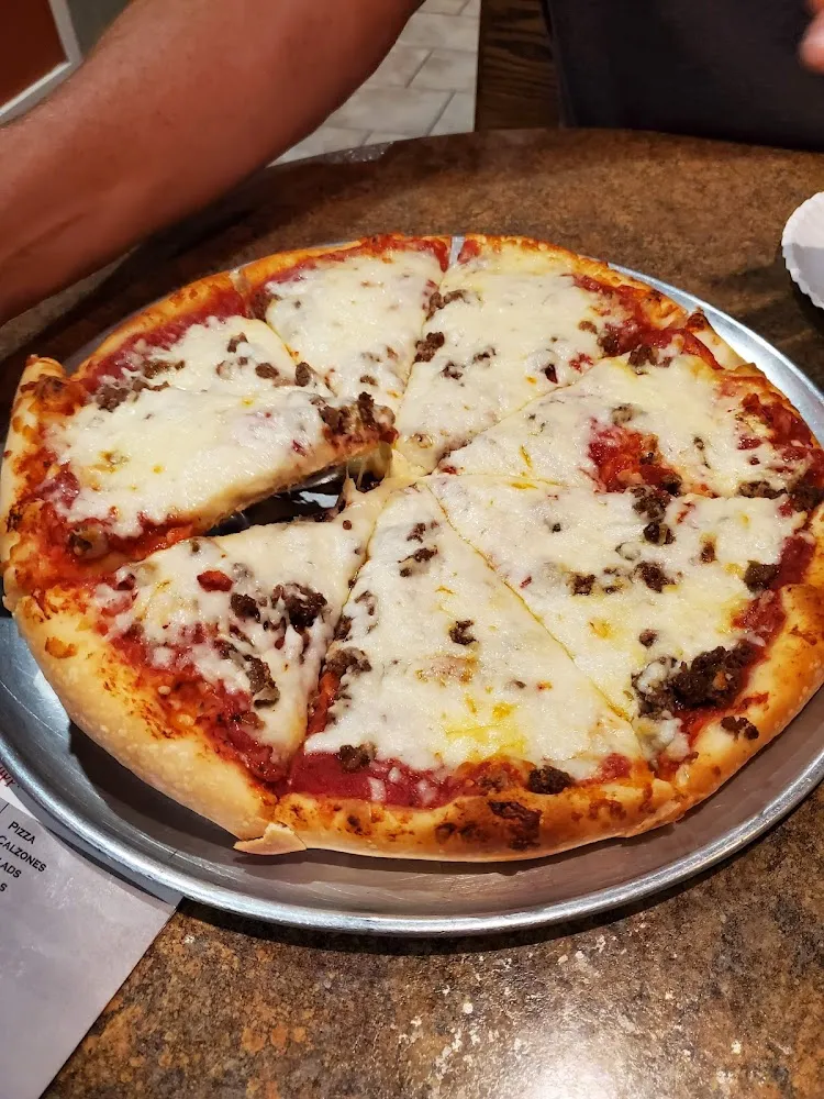 Pepperoni and Sausage Pizza